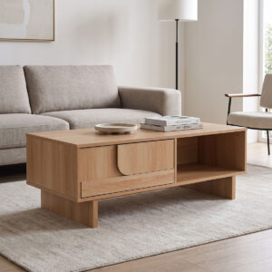 Холна маса Jenfia mdf в естествен цвят 110x55x38.5см
