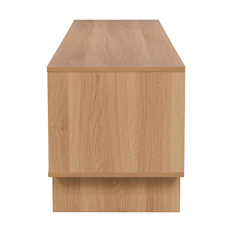 ТВ шкаф Jenfia от MDF в естествен цвят 150x39x45.5 см - Image 5