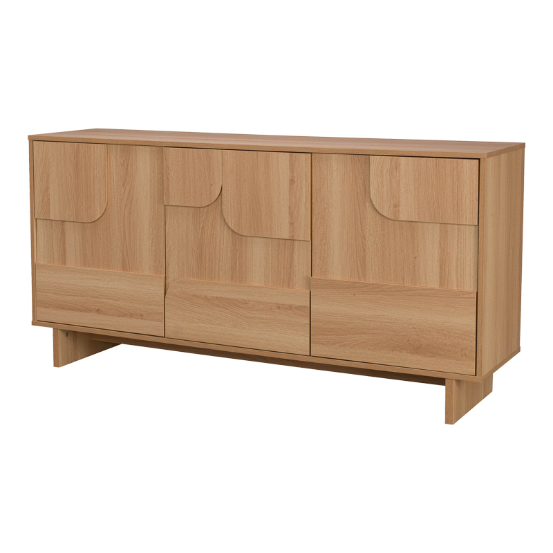 Бюфет Jenfia MDF в естествен цвят 150x39x75.5 см - Image 2