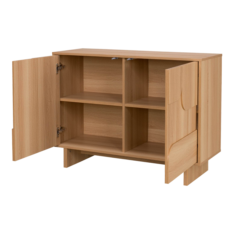 Jenfia MDF бюфет в естествен цвят 101.2x39x75.5см - Image 3