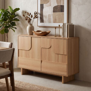 Jenfia MDF бюфет в естествен цвят 101.2x39x75.5см