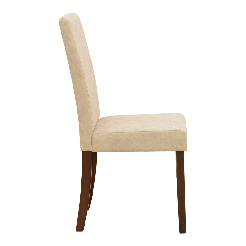 Стол Zeben плат в антично екрю с орехово каучуково дърво, 43.5x55.5x93.5 см - Image 3