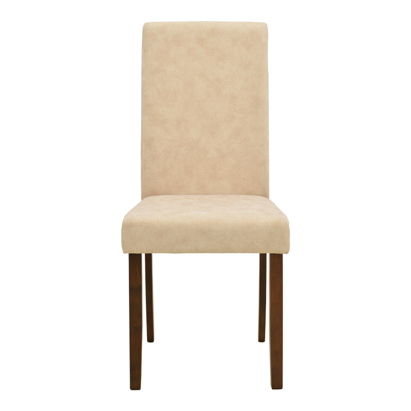 Стол Zeben плат в антично екрю с орехово каучуково дърво, 43.5x55.5x93.5 см - Image 4
