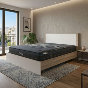 Легло с матрак Athos-Resty sonoma-white 160x200см