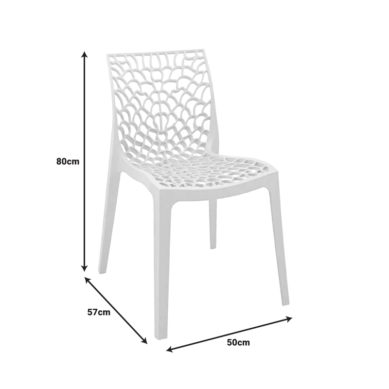 Трапезна маса Mercon Hush комплект от 3 части капучино PP Φ60x75см - Image 6
