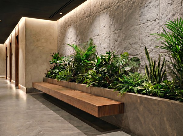 Изкуствен камък PU панел 307040 Stone Skin 600x1200 мм СВЕТЛО СИВ - Image 3